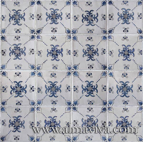 Ref. DC16 - Geometric patterns. Tiles 13x13 or 15x15 cm (about 5''x5'' or 6''x6'')