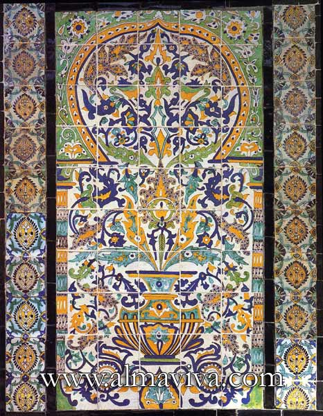 Ref. OR16 - Qallaline panel. Tunisia production, 17th and 18th c.