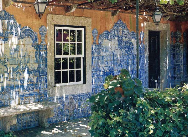 Réf. A30 - Pergola avec panneaux d'azulejos